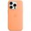 Чохол Silicone Case with MagSafe iPhone 15 Pro Orange Sorbet - фото 1