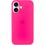 Чехол Silicone Case Full Protective (AA) для Apple iPhone 16 (6.1") (Розовый / Barbie pink) - фото 1
