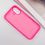 Чехол Silicone Case Full Protective (AA) для Apple iPhone 16 (6.1") (Розовый / Barbie pink) - фото 3