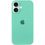 Чехол Silicone Case Full Protective (AA) для Apple iPhone 16 (6.1") (Бирюзовый/Marine Green) - фото 1
