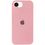 Чехол Silicone Case Full Protective (AA) для Apple iPhone 16e (6.1") (Розовый/Light pink) - фото 1
