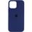 Чехол Silicone Case Full Protective (AA) для Apple iPhone 16 Pro (6.3") (Синий/Deep navy) - фото 1