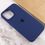 Чехол Silicone Case Full Protective (AA) для Apple iPhone 16 Pro (6.3") (Синий/Deep navy) - фото 2