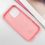 Чохол Silicone Case Full Protective (AA) для Apple iPhone 16 Pro Max (6.9") (Рожевий / Light pink) - фото 3