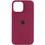 Чехол Silicone Case Full Protective (AA) для Apple iPhone 16 Pro Max (6.9") (Бордовый/Maroon) - фото 1