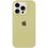Чехол Silicone Case Full Protective (AA) для Apple iPhone 16 Pro Max (6.9") (Желтый/Mellow Yellow) - фото 1