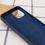 Чохол Silicone Case Full Protective (AA) для Apple iPhone 16 Pro (6.3") (Темно-синій / Midnight blue) - фото 3