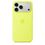Чохол Silicone Case with MagSafe + Button iPhone 17 Pro Max Neon Yellow - фото 1