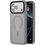 Чехол TPU+PC Metal Buttons with MagSafe iPhone 17 Pro (6.3") (Серый / Grey) - фото 1