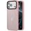 Чехол TPU+PC Metal Buttons with MagSafe iPhone 17 Pro (6.3") (Розовый / Pink) - фото 1