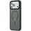 Чехол TPU+PC Metal Buttons with MagSafe iPhone 17 Pro (6.3") (Зеленый / Dark Green) - фото 2
