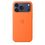 Чохол Silicone Case with MagSafe + Button iPhone 17 Pro Orange - фото 2