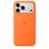 Чохол Silicone Case with MagSafe + Button iPhone 17 Pro Orange - фото 3