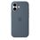 Чохол Silicone Case with MagSafe + Button iPhone 17 Anchor blue - фото 1