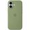 Чохол Silicone Case with MagSafe + Button iPhone 17 Light Moss - фото 1