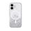 Чохол SwitchEasy Starfield M 3D Glitter Case with MagSafe for iPhone 17, Transparent/White Ring - фото 1