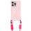 Чохол TPU CrossBody with straps для Apple iPhone 13 Pro Max (6.7") (Pink) - фото 2