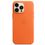 Чехол iPhone Leather Case with MagSafe 14 pro Max Orange - фото 2