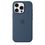 Чехол Silicone Case with MagSafe + Button iPhone 16 Pro Denim copi - фото 3
