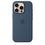 Чехол Silicone Case with MagSafe + Button iPhone 16 Pro Denim copi - фото 2