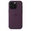 Чехол Silicone Case with MagSafe + Button iPhone 16 Pro Plum copi - фото 1