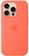 Чехол Silicone Case with MagSafe + Button iPhone 16 Pro Tangerine copi - фото 2