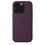 Чехол Silicone Case with MagSafe iPhone 16 Pro Plum - фото 2