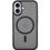 Чехол TPU+PC Metal Buttons with MagSafe Apple iPhone 16 (6.1") Black - фото 1