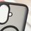 Чехол TPU+PC Metal Buttons with MagSafe Apple iPhone 16 (6.1") Black - фото 3