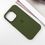 Чехол Silicone Case Open Camera iPhone 13 Pro Max, #35, Olive - фото 2