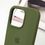 Чехол Silicone Case Open Camera iPhone 13 Pro Max, #35, Olive - фото 3