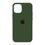 Чехол Silicone Case Open Camera iPhone 15, #45, Army Green - фото 1