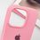 Чехол Silicone Case Open Camera iPhone 14 Pro Max, #06, Light Pink - фото 3