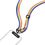 Ремінець 25 мм SwitchEasy with EasyStrap Card Rainbow - фото 1