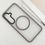 TPU+PC Чохол Metal Buttons with MagSafe Colorful для Samsung Galaxy S25 (Сірий / Grey) - фото 3