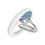 Магнитное кольцо-подставка для телефона Pitaka MagEZ Grip 3 Ocean Blue (MGO2406) - фото 3