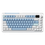 Клавиатура FL ESPORTS CMK75 FLCMMK Ice Pink switches TFT Knob Three-Mode (CMK75-7550) Lake Placid Blue - фото 1