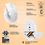 Игровая мышь беспроводная Logitech Lift for Mac Vertical Ergonomic White (910-006477) - фото 2