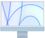 Моноблок Apple iMac 24 M1 Blue 2021 (MJV93) - фото 1