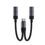 Аудио-переходник Acefast J14 USB-C 2in1 (Black) - фото 1