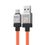 Кабель Baseus CoolPlay Series Fast Charging Cable USB to Type-C 100W 2m Orange (CAKW000707) - фото 2