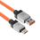 Кабель Baseus CoolPlay Series Fast Charging Cable USB to Type-C 100W 2m Orange (CAKW000707) - фото 3