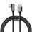 Кабель Baseus Legend Series Elbow Fast Charging Data Cable USB to Type-C 66W 1m Black (CATCS-B01) - фото 1