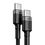 Кабель Baseus Cafule Flash Charging Type-C to Type-C PD 2.0 100W (2m) (CATKLF-ALG1) - фото 2