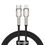 Кабель Baseus Cafule Metal Type-C to Lightning PD 20W (1m) (black) (CATLJK-A01) - фото 1
