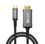 Кабель ACEFAST C1-10 USB-C to HDTV aluminum alloy connectors HD video cable Black - фото 1