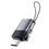 Переходник Acefast digital display J7 USB to Type-C (metal grey) - фото 1