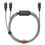 Кабель Native Union Belt Cable USB-C to 2 USB-C 140W Zebra (2 m) (BELT-C-2C-ZEB) - фото 1