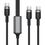 Кабель Acefast C22-02 Charging Data Cable USB-C to 2xUSB-C 100W 1.2m - фото 2