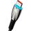 Кабель Baseus Glimmer Series Fast Charging Type-C 100W (1m) (black) (CADH000401) - фото 3